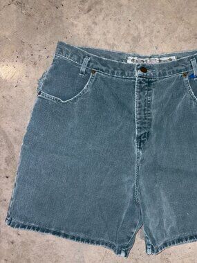 Vintage Platoon Green Denim Shorts 14